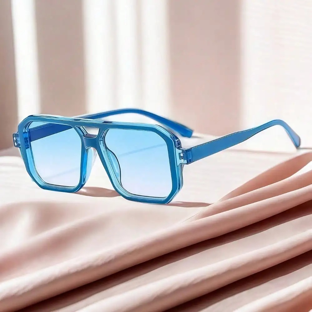 Men Accessories Aesthetic - One Pair Of Neutral Square Retro