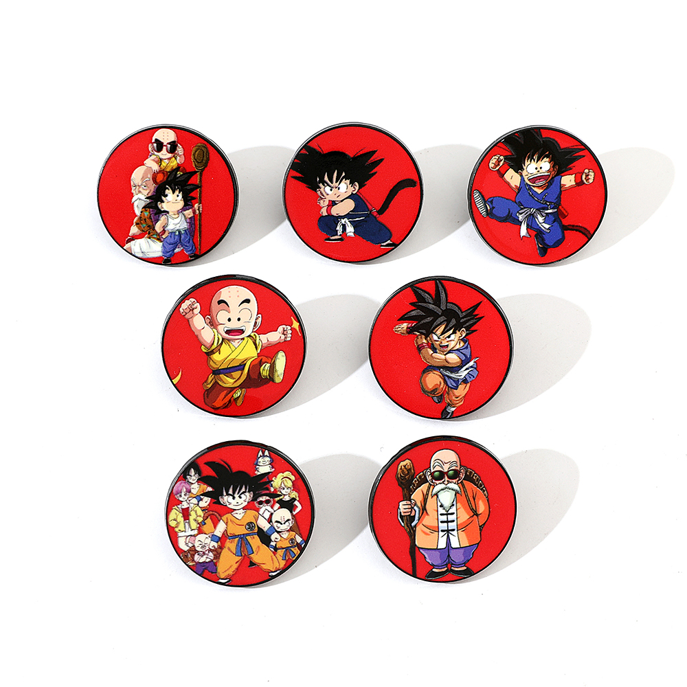 Lapel Pin Enamel - 7 Pcs Funny Anime Brooch Fashion