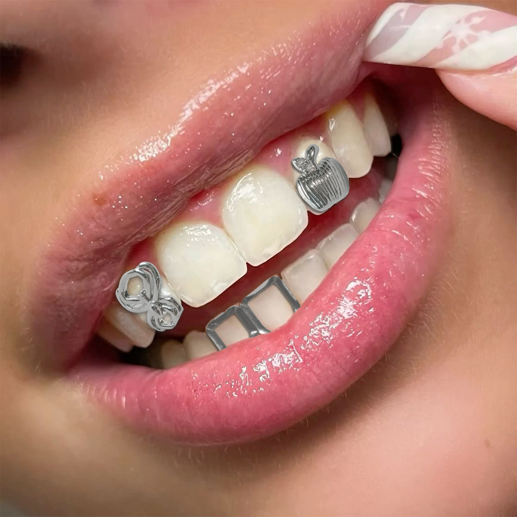 Mens Accessories Style - Hip-Hop Cutout/Spider/Apple Teeth Accessories Hip-Hop Rap