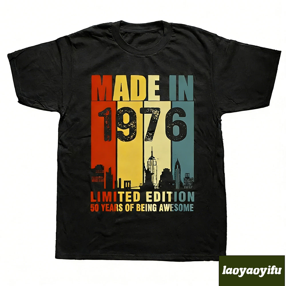 Men Accessories Aesthetic - Vintage 1976 Made in 1976 50th