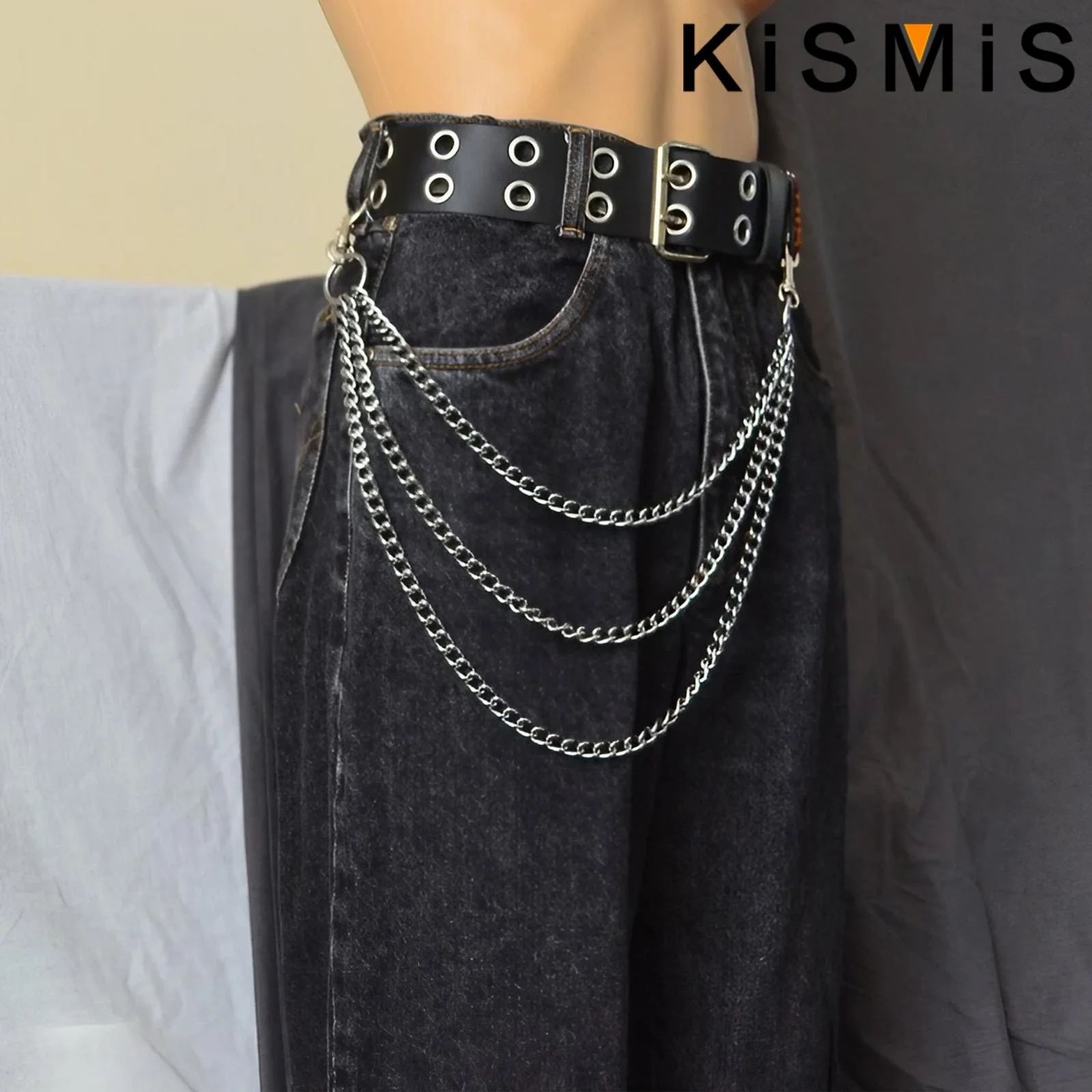 Mens Accessories Style - 1PC Punk Style Multi Layer Keychain