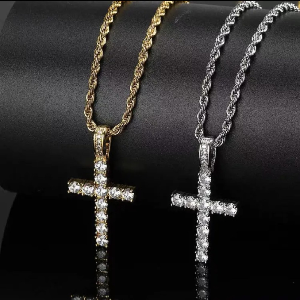 Men Accessories Singapore - Personality Hip-hop Gold Color Shiny Full