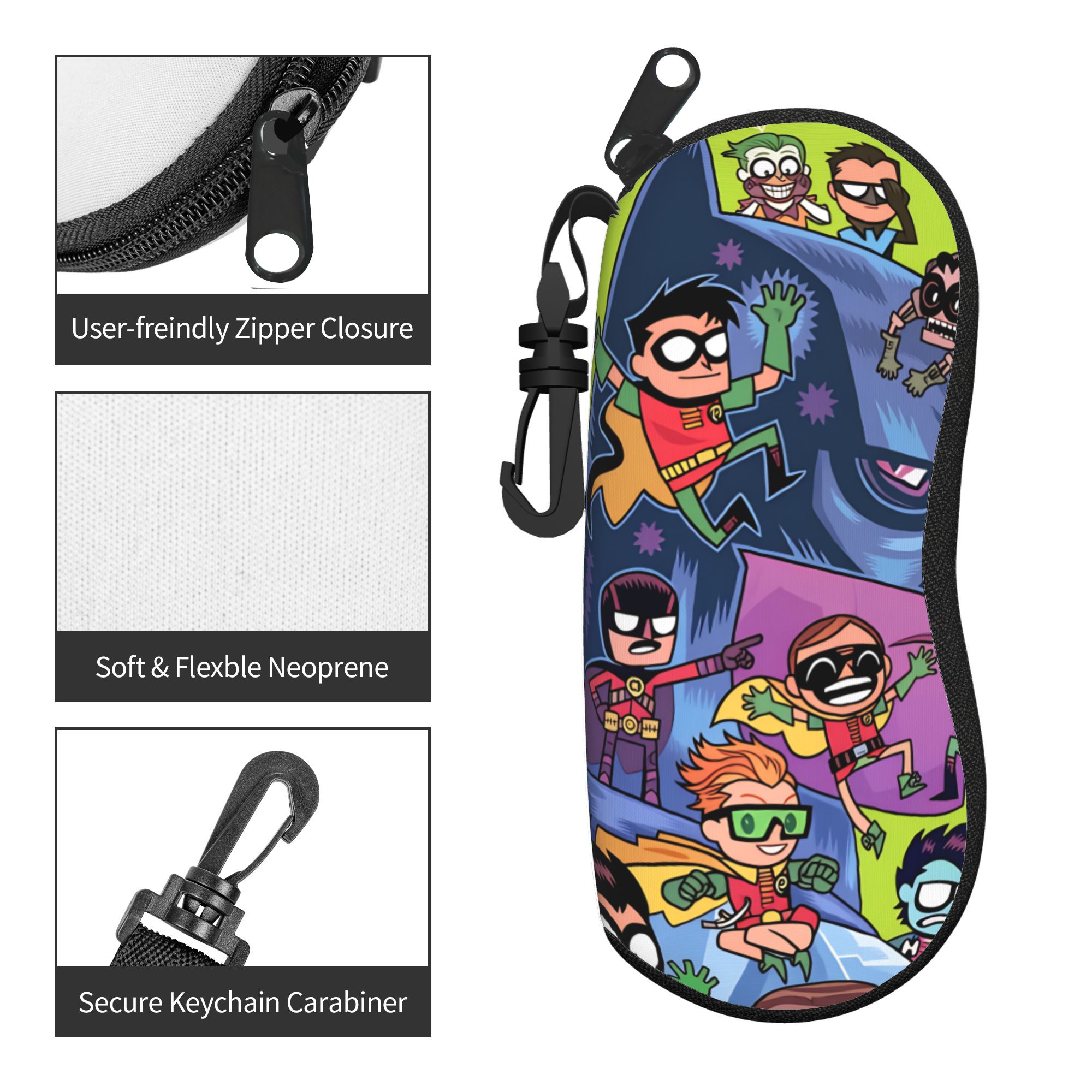 Teens Titans Go  Glasses Case  - Men'S Accessories Go Outdoors avaliação e preço