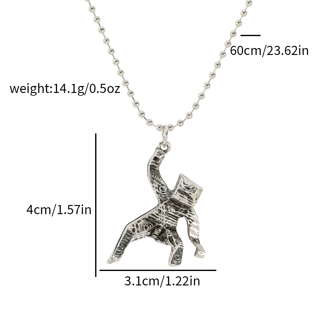 3D Xenon Rock Little Man Proje - Men Accessories Necklace avaliação e preço