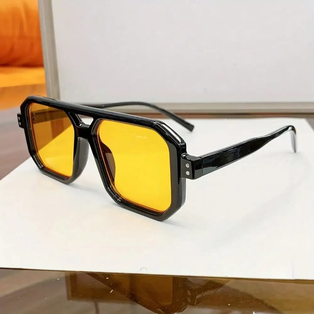 One Pair Of Neutral Square Ret - Men Accessories Aesthetic avaliação e preço