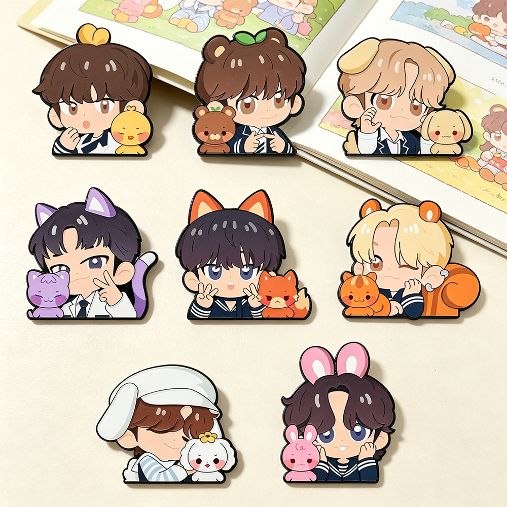 8pcs Kawaii Enamel Pin Set Car - Lapel Pin Enamel avaliação e preço