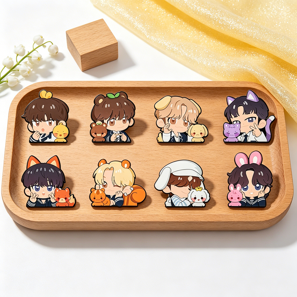 8pcs Kawaii Enamel Pin Set Car - Lapel Pin Enamel avaliação e preço
