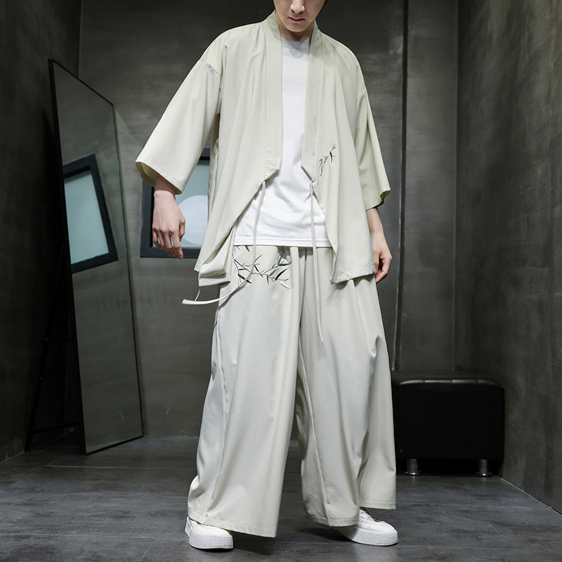 Men's Japanese Style 2-Piece S - Men'S Kimono Accessories avaliação e preço