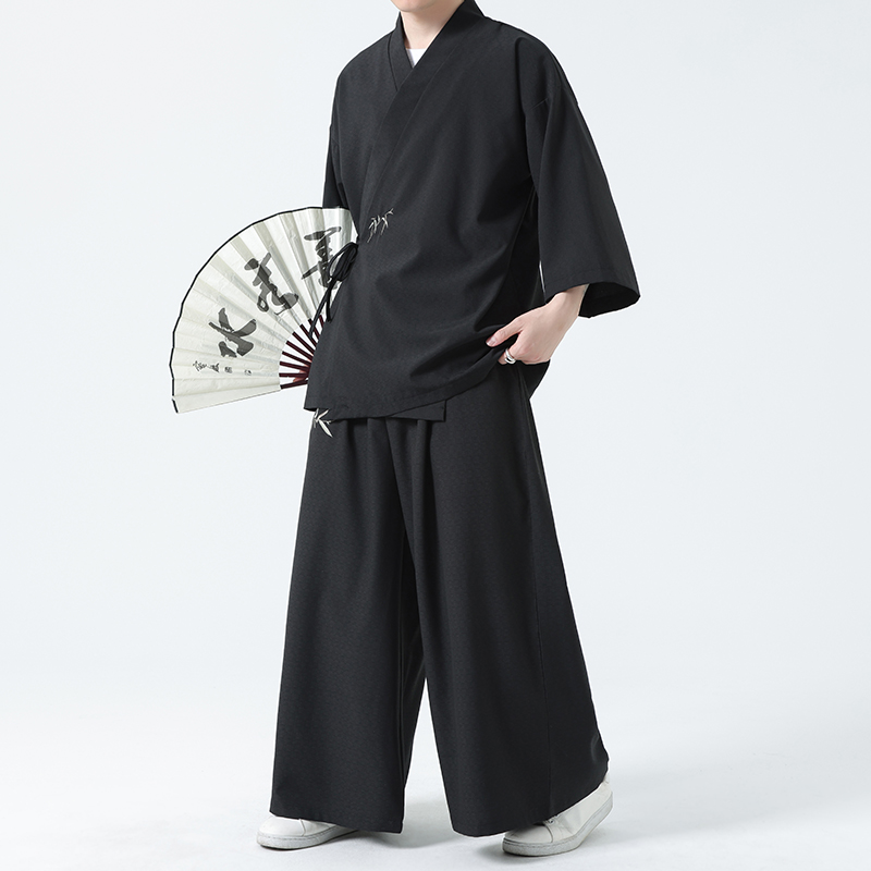 Men's Japanese Style 2-Piece S - Men'S Kimono Accessories avaliação e preço