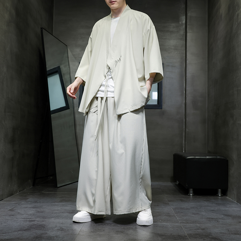 Men's Japanese Style 2-Piece S - Men'S Kimono Accessories avaliação e preço