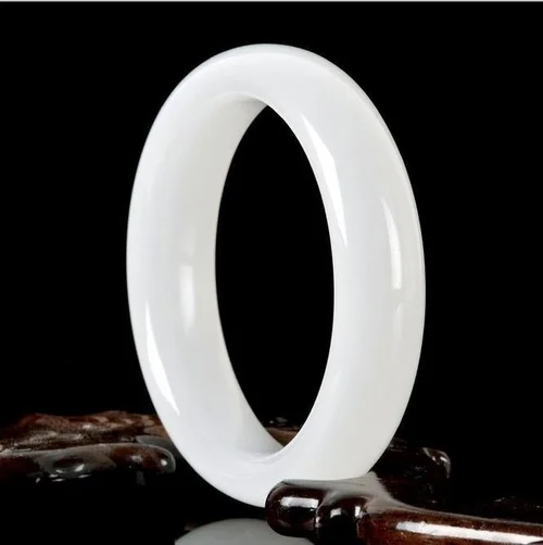 Genuine Natural White Jade Ban - Men Accessories Style avaliação e preço