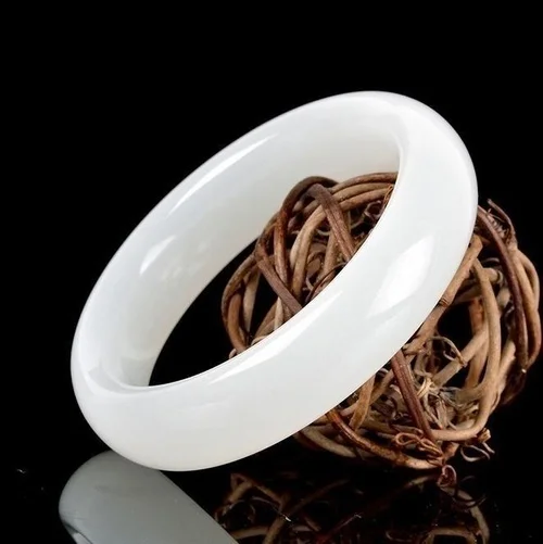Genuine Natural White Jade Ban - Men Accessories Style avaliação e preço