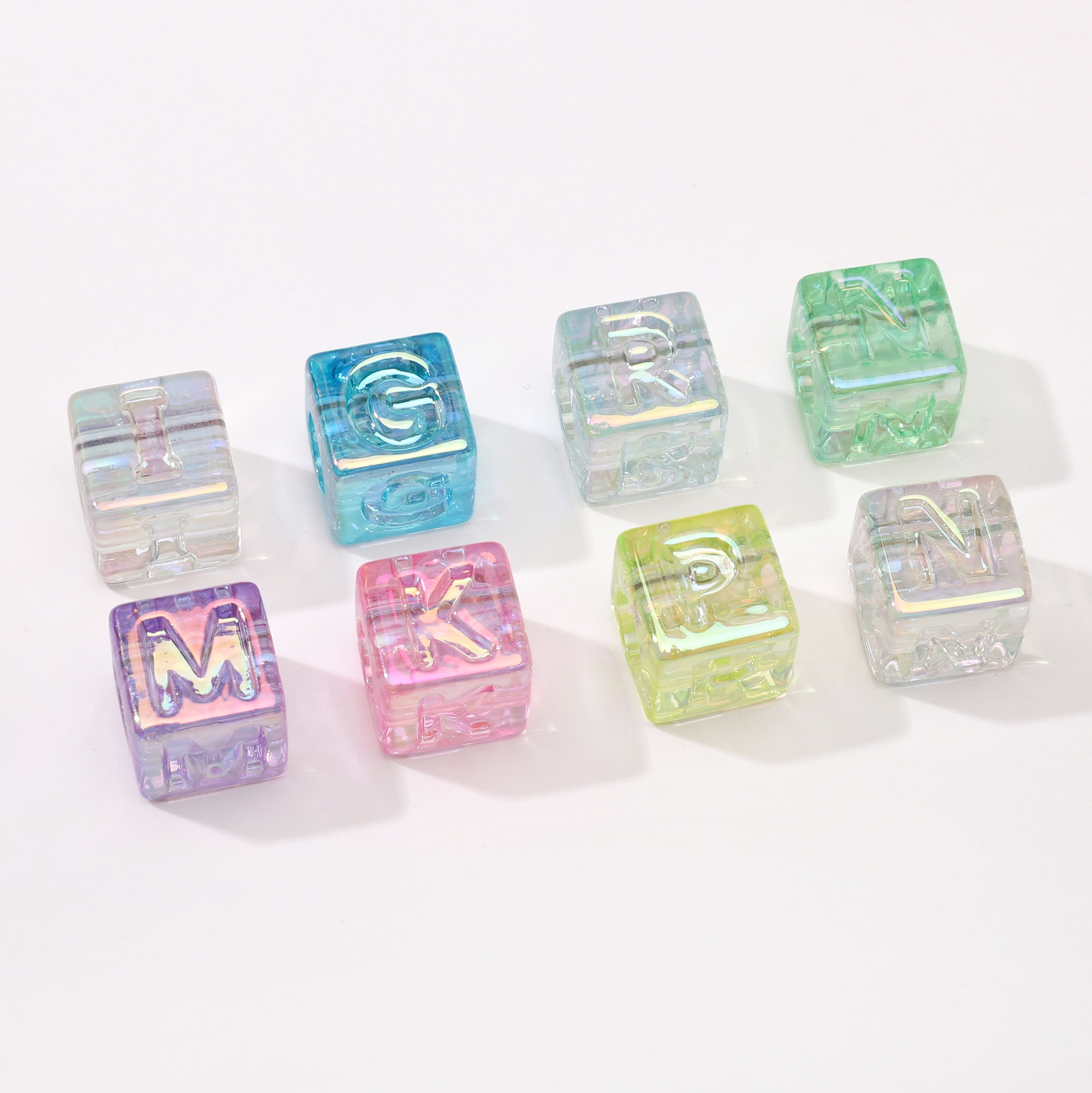 10Pcs beading Colorful Clear L - Men Accessories Necklace avaliação e preço