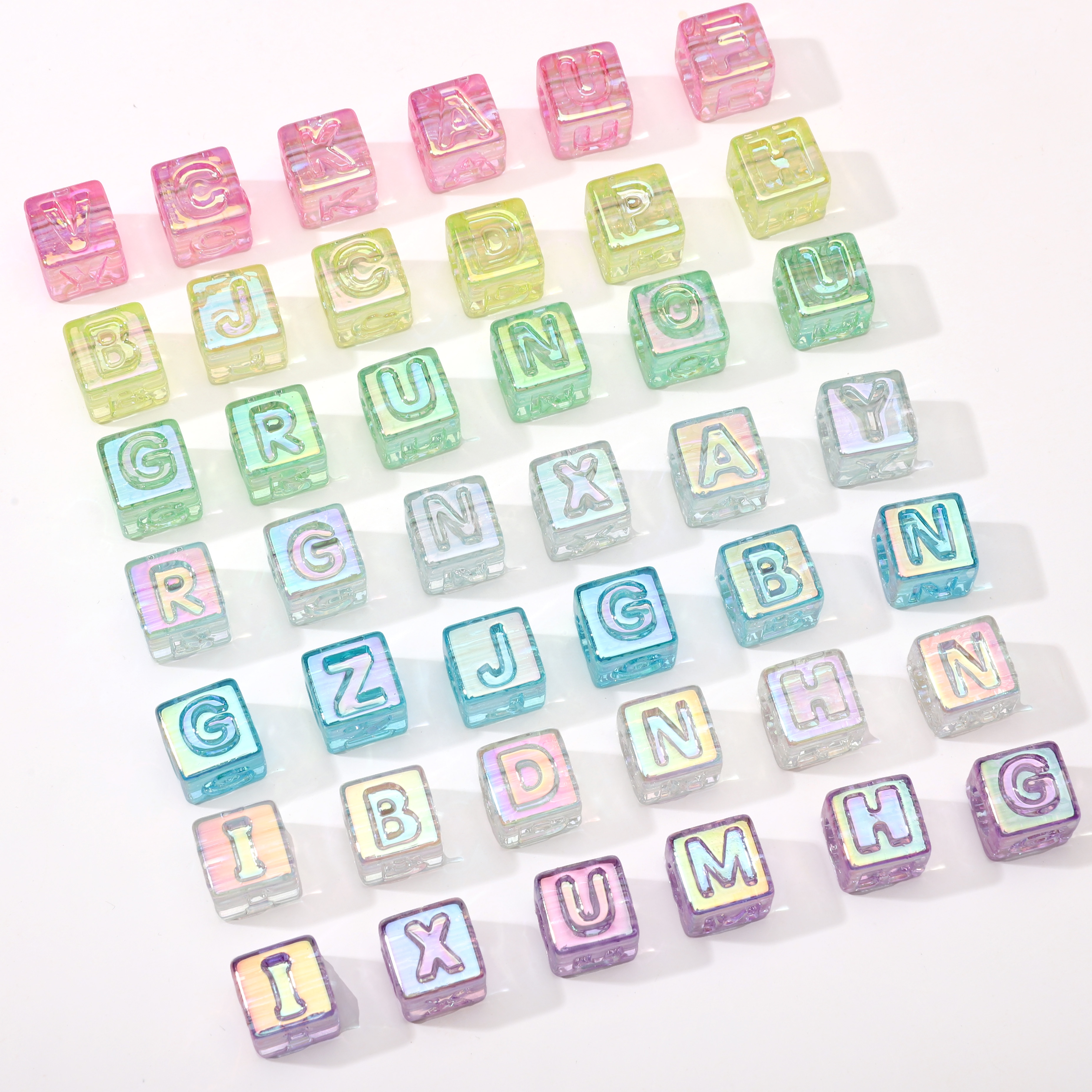 10Pcs beading Colorful Clear L - Men Accessories Necklace avaliação e preço