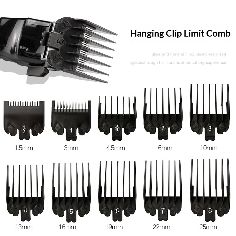 8 Grids Sizes Men Hair Clipper - Men Accessories Guide avaliação e preço