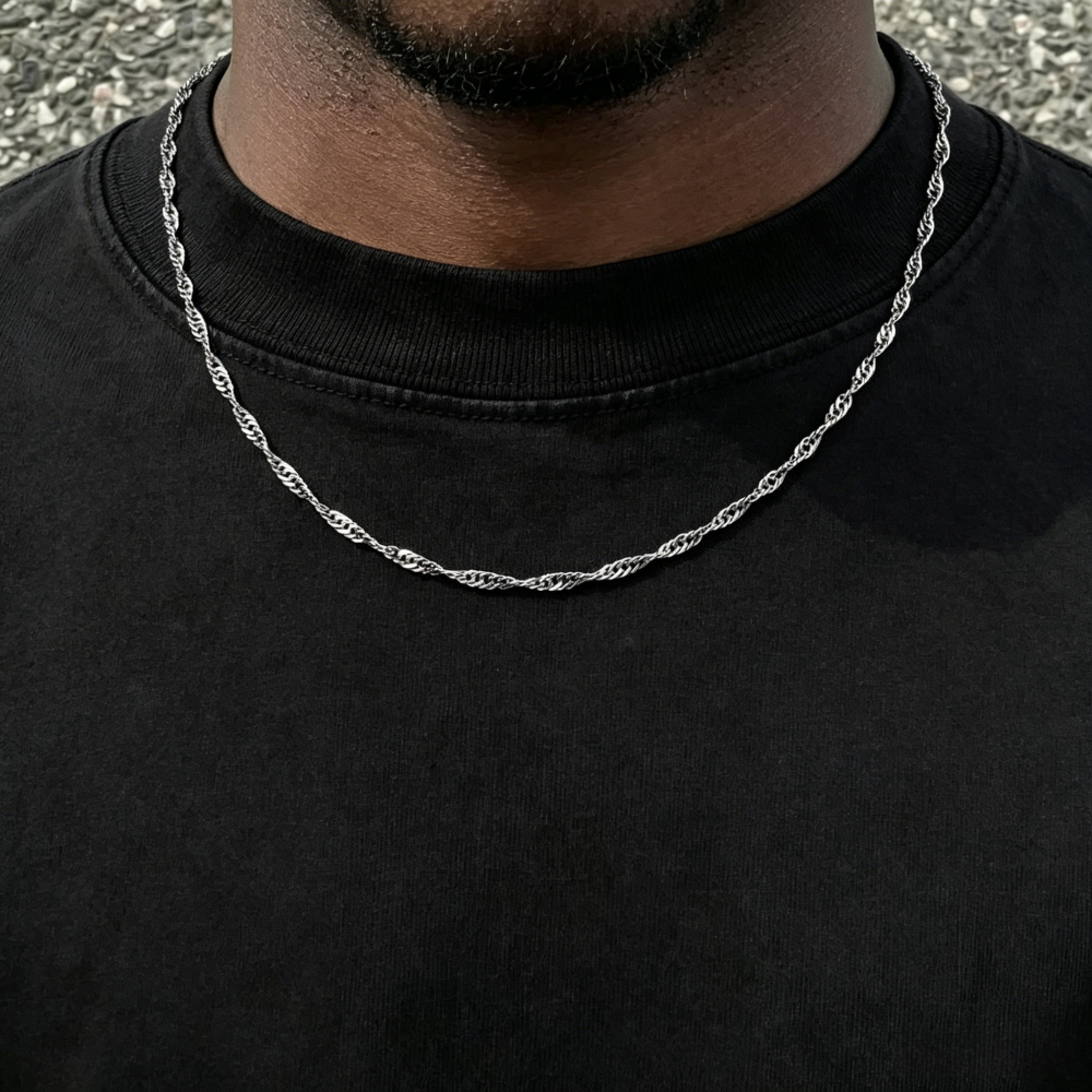 Hip Hop Stainless Steel Water  - Men Accessories Singapore avaliação e preço