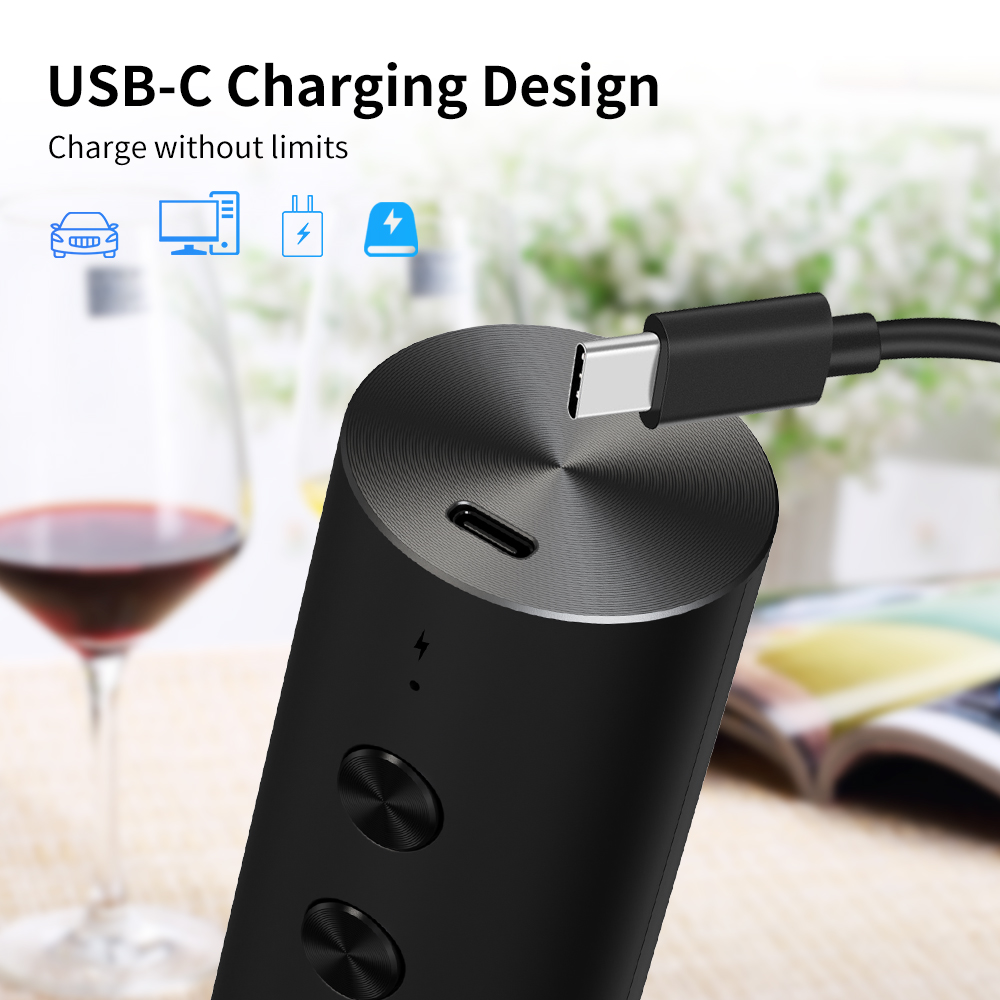 4-in-1 Electric Bottle Wine Op - Flask Stainless Steel avaliação e preço