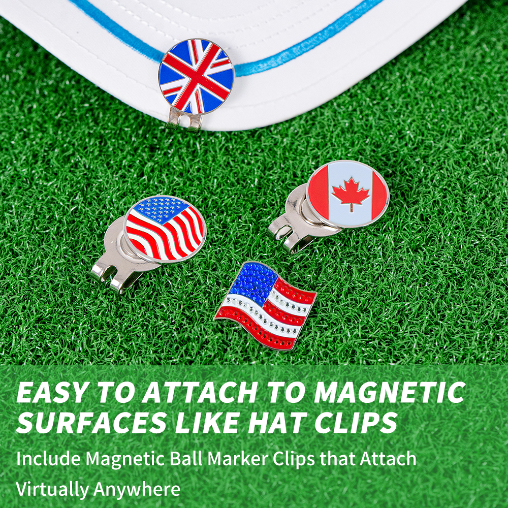 Caiton 4Pcs Golf Hat Clips Mag - Men'S Accessories Uk avaliação e preço
