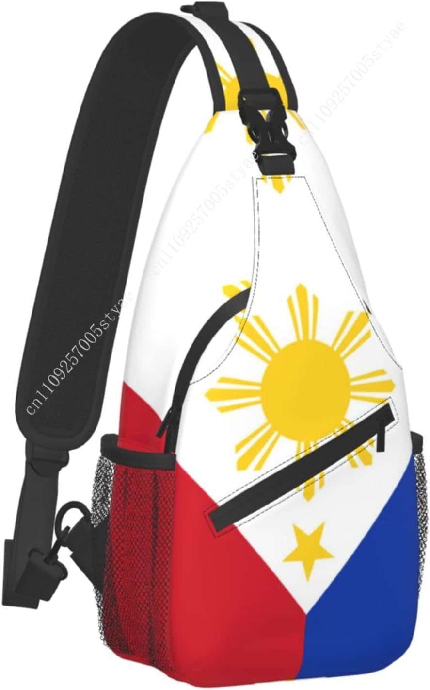 Philippine Flag Sling Backpack - Men'S Accessories Philippines avaliação e preço