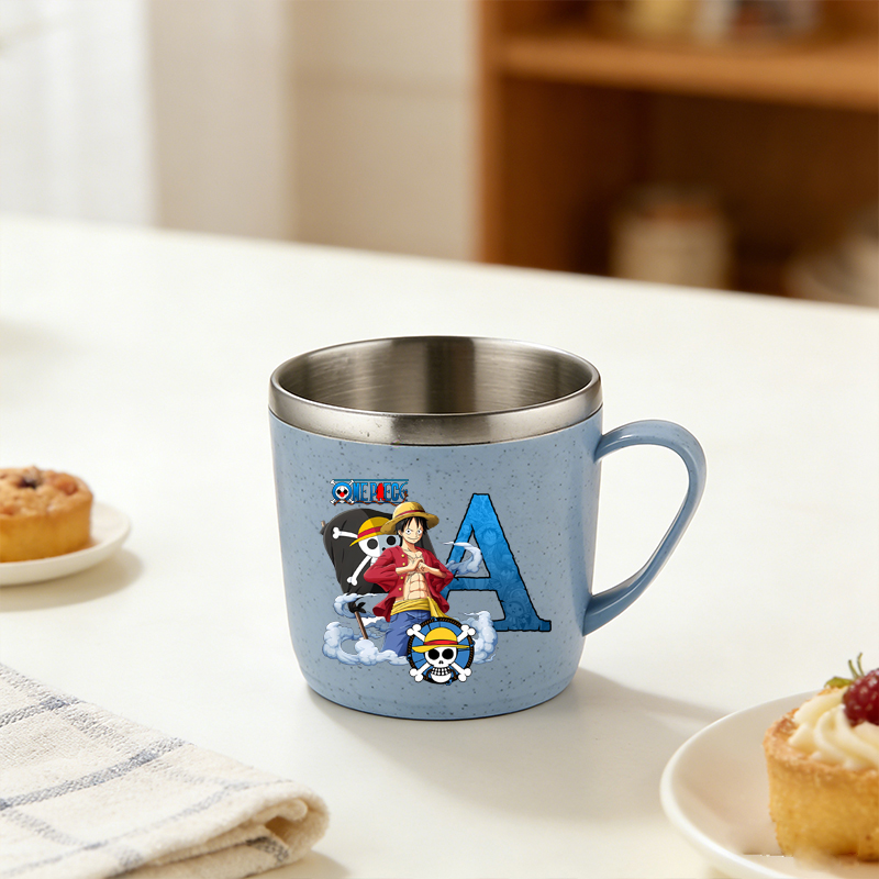 One Piece Water Cup Boy Girl A - Flask Stainless Steel avaliação e preço