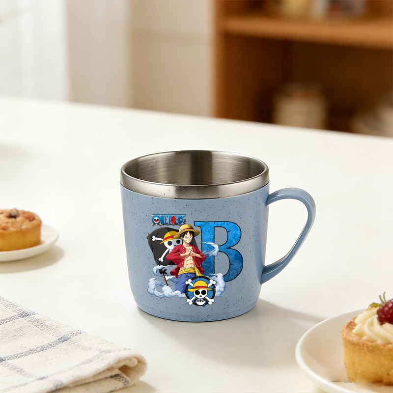 One Piece Water Cup Boy Girl A - Flask Stainless Steel avaliação e preço