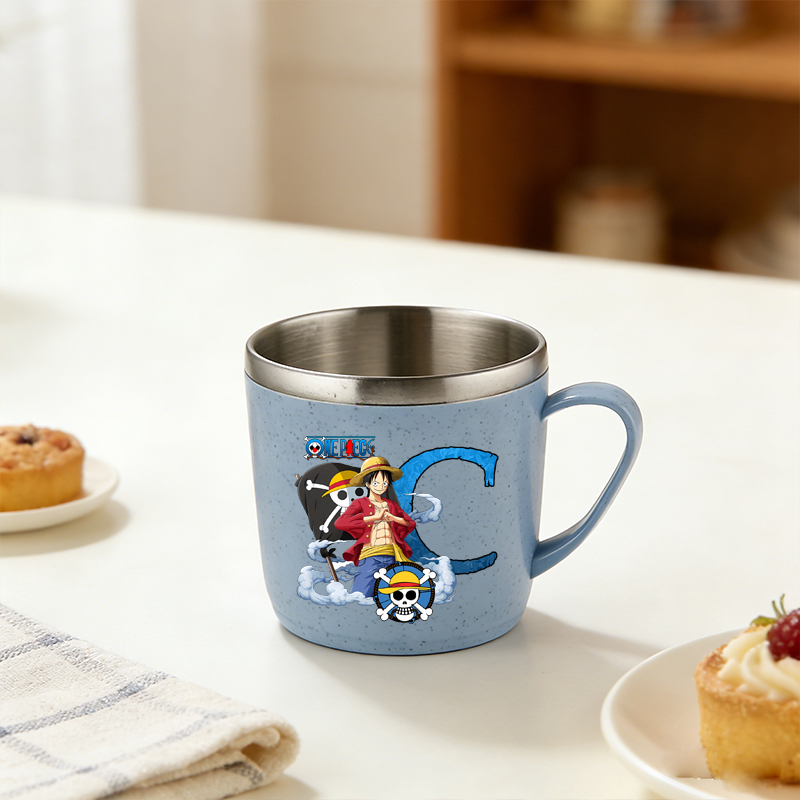 One Piece Water Cup Boy Girl A - Flask Stainless Steel avaliação e preço