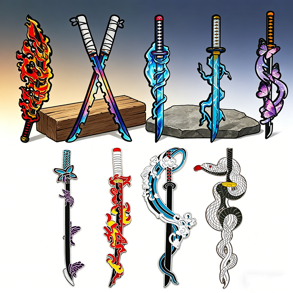 Demon Slayer Nichirin Sword En - Lapel Pin Enamel avaliação e preço