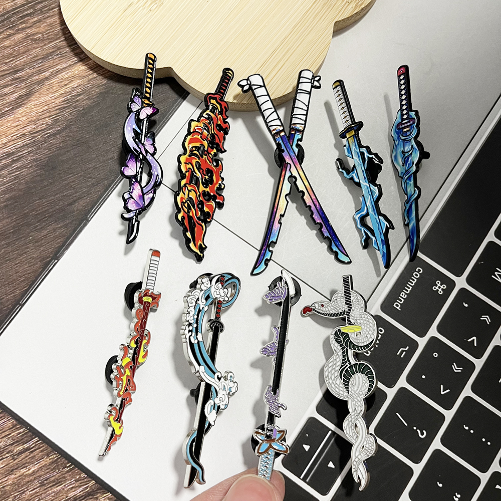 Demon Slayer Nichirin Sword En - Lapel Pin Enamel avaliação e preço
