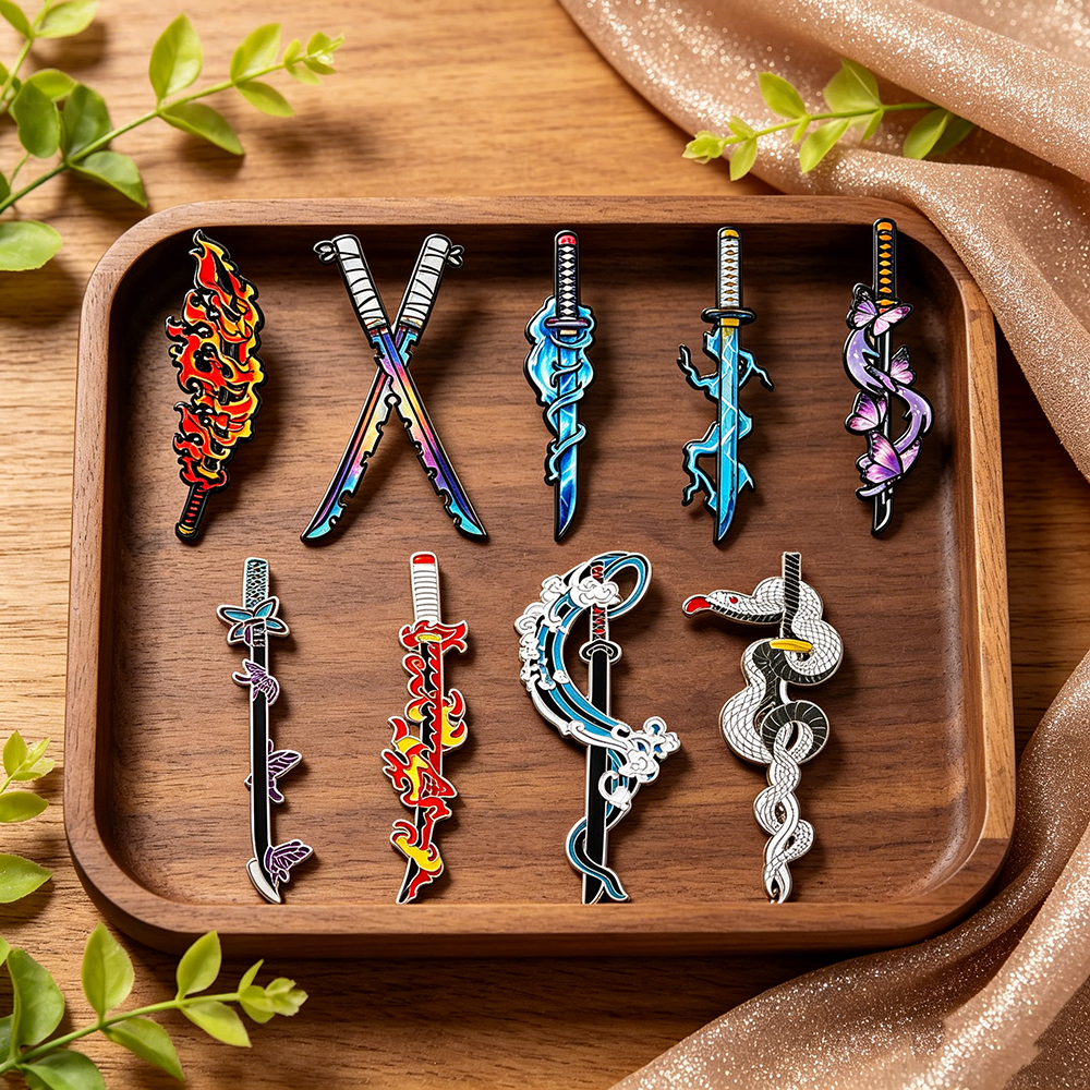 Demon Slayer Nichirin Sword En - Lapel Pin Enamel avaliação e preço