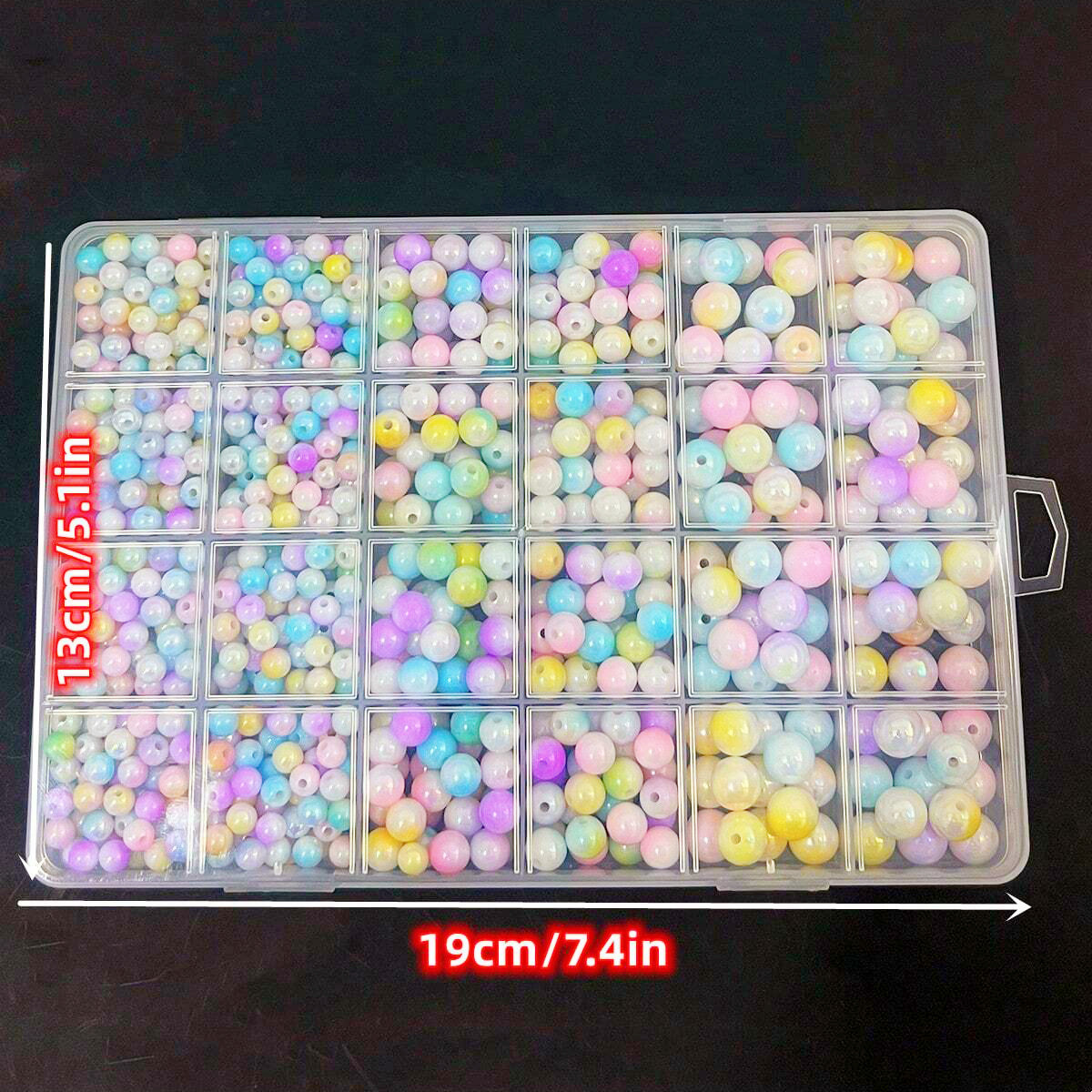 800pcs/24 grid set box 6mm/8mm - Men Accessories Necklace avaliação e preço