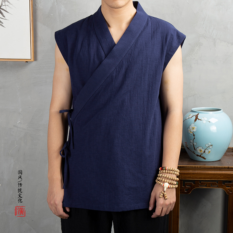 Traditional Chinese Clothing   - Men'S Kimono Accessories avaliação e preço