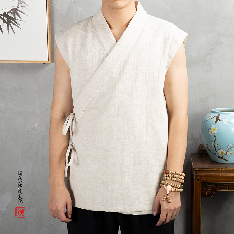 Traditional Chinese Clothing   - Men'S Kimono Accessories avaliação e preço
