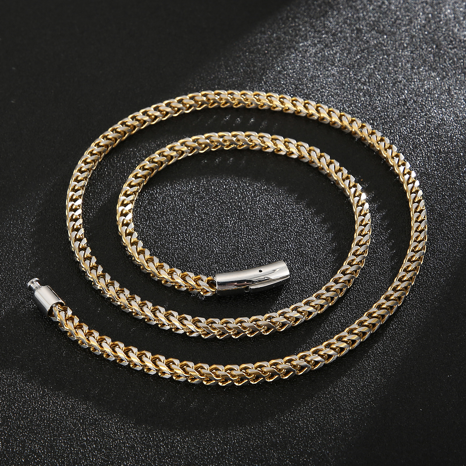 4mm Width Stainless Steel 68cm - Men Accessories Singapore avaliação e preço
