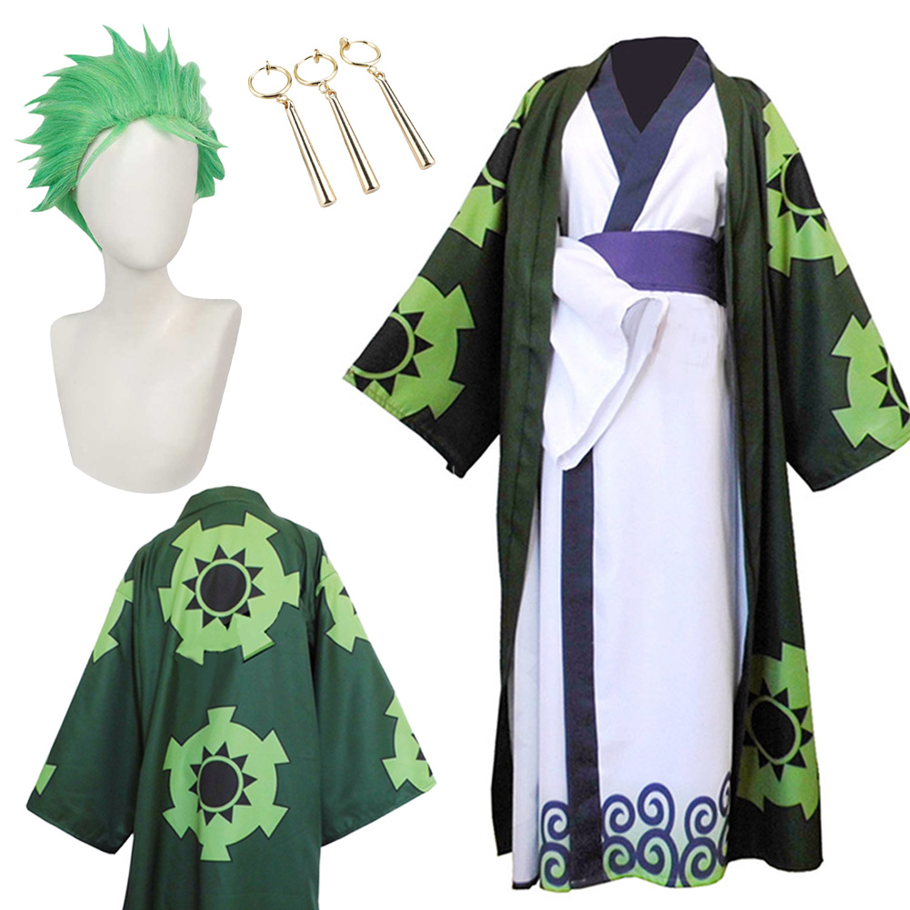 Wano Country Roronoa Of Zoro C - Men'S Kimono Accessories avaliação e preço