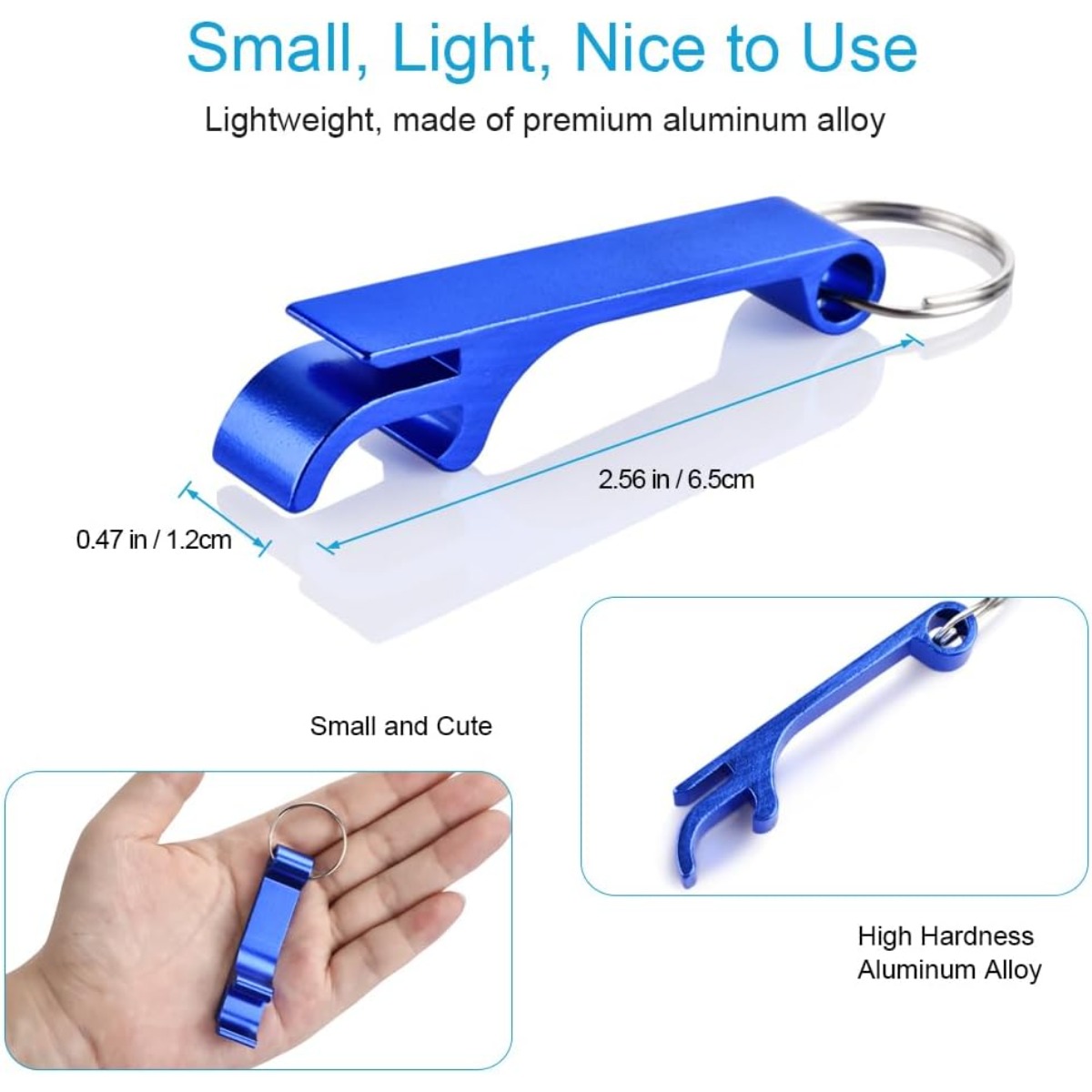 6 Pieces Colorful Metal Keycha - Men'S Accessories Go Outdoors avaliação e preço