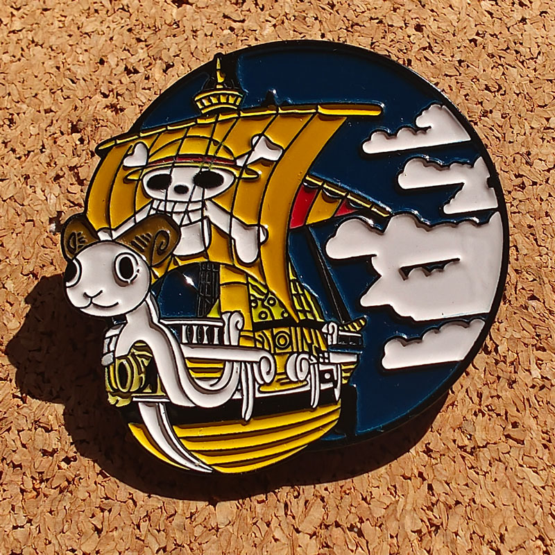 One Piece Enamel Pins Brooch T - Lapel Pin Enamel avaliação e preço