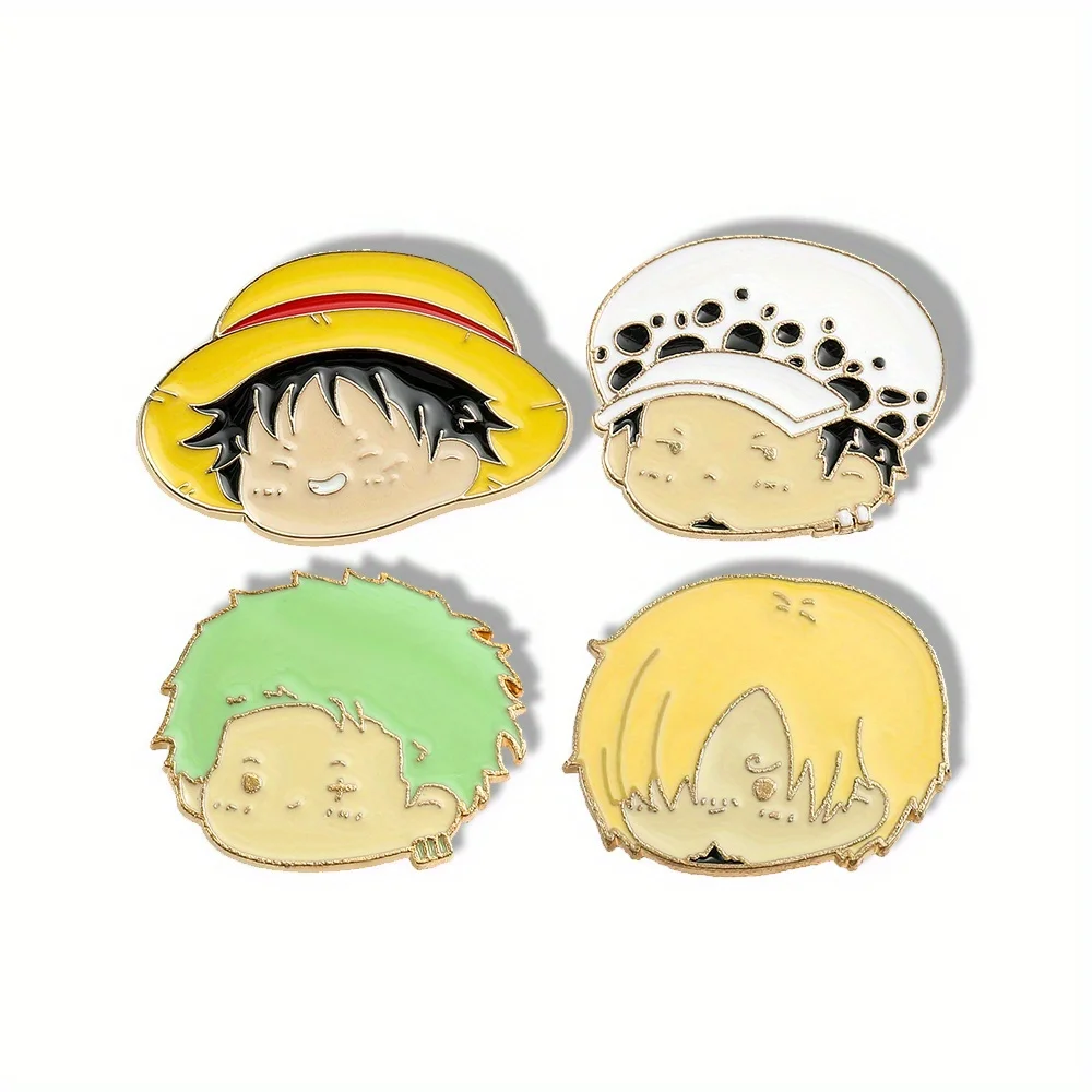 4 Pcs Anime Character Brooch S - Lapel Pin Enamel avaliação e preço