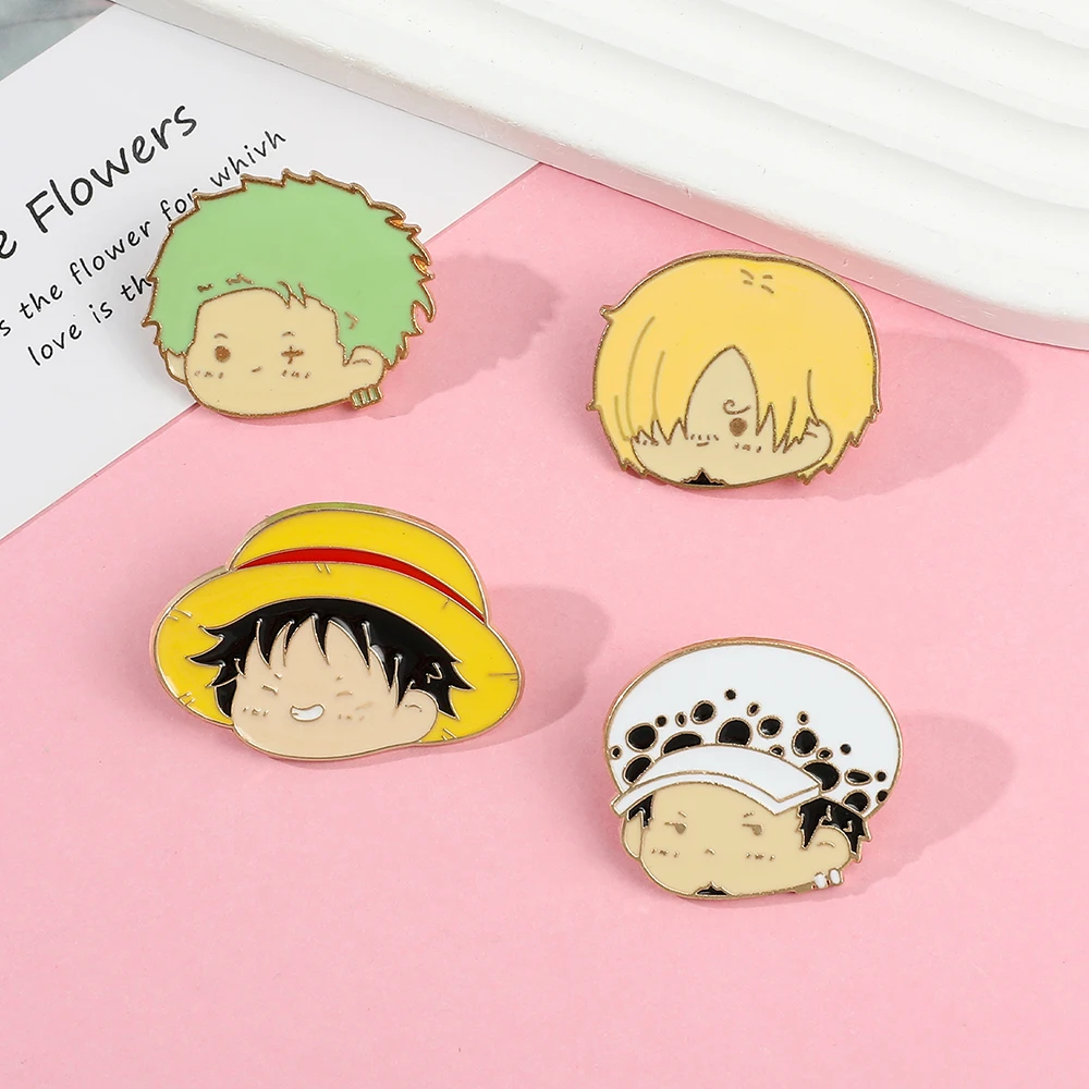4 Pcs Anime Character Brooch S - Lapel Pin Enamel avaliação e preço