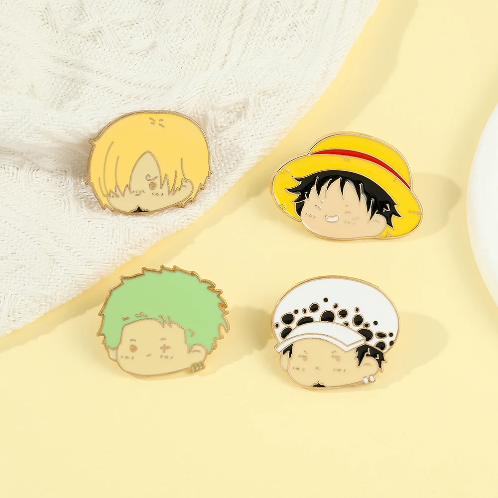 4 Pcs Anime Character Brooch S - Lapel Pin Enamel avaliação e preço