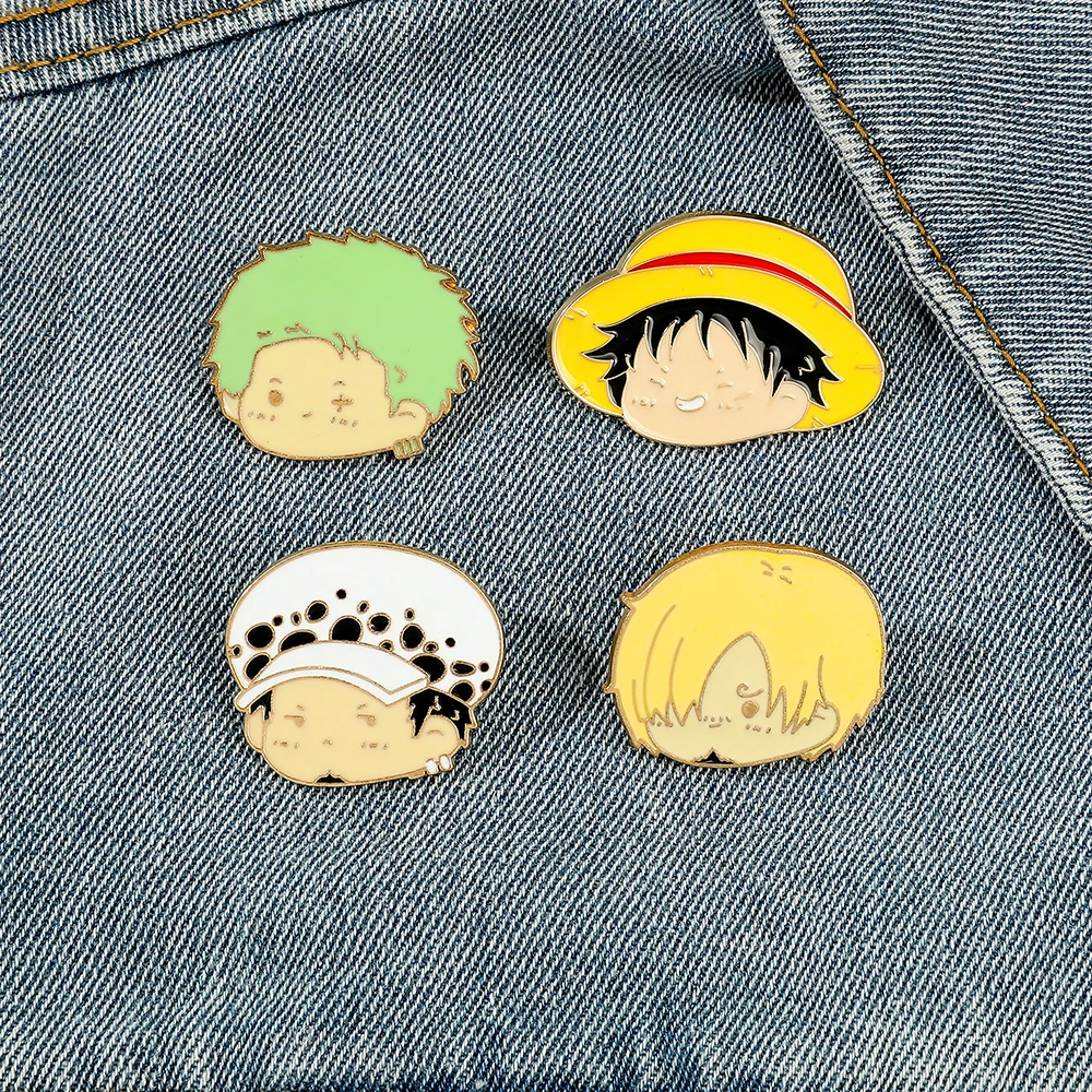 4 Pcs Anime Character Brooch S - Lapel Pin Enamel avaliação e preço