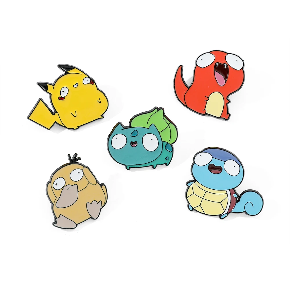 5 Pcs Cartoon Elf Brooch Perso - Lapel Pin Enamel avaliação e preço