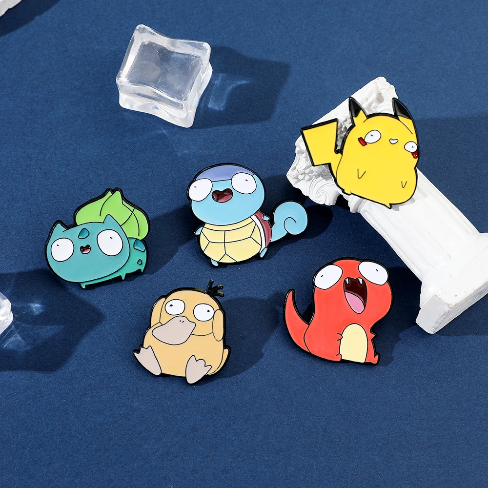 5 Pcs Cartoon Elf Brooch Perso - Lapel Pin Enamel avaliação e preço