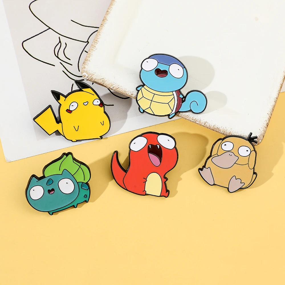 5 Pcs Cartoon Elf Brooch Perso - Lapel Pin Enamel avaliação e preço