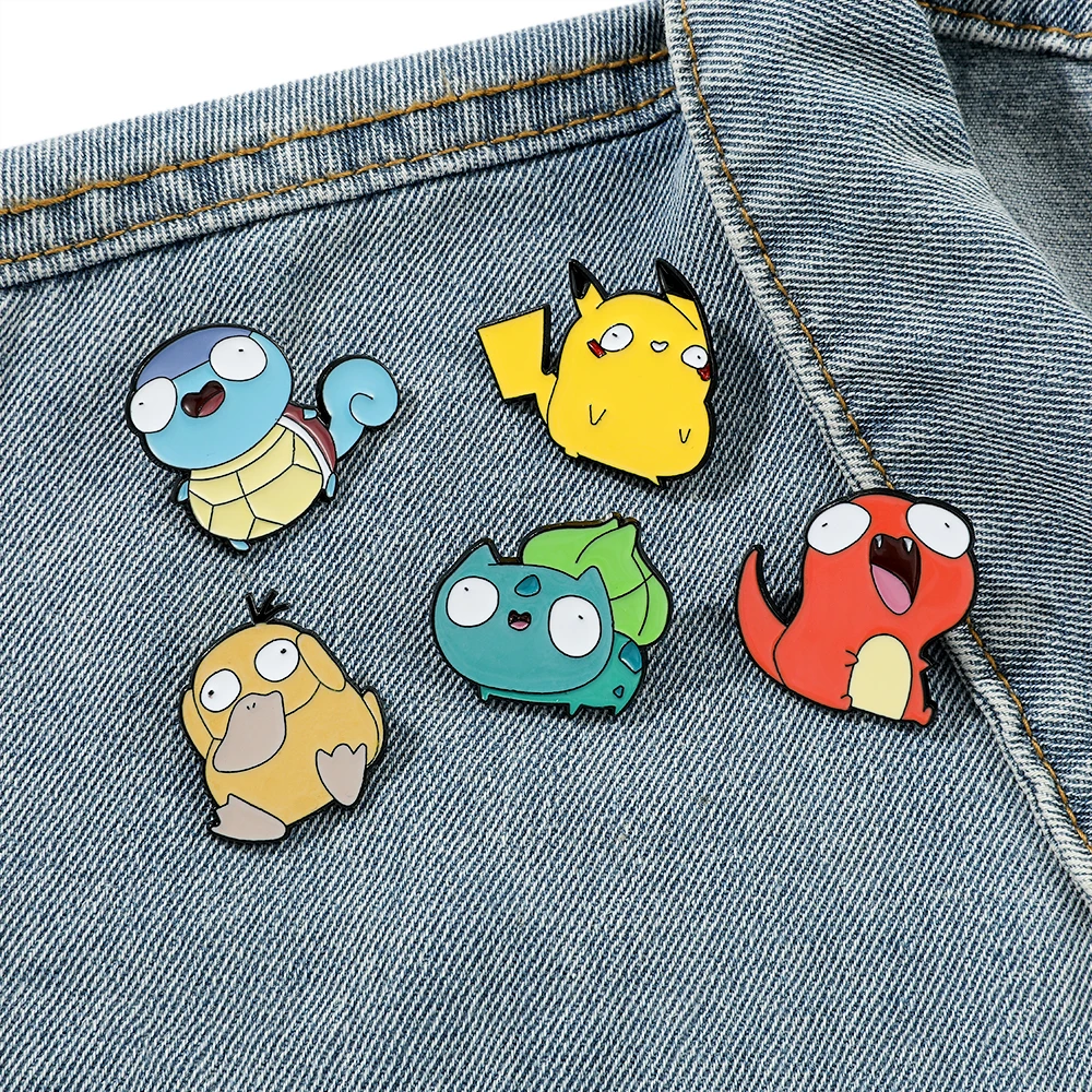 5 Pcs Cartoon Elf Brooch Perso - Lapel Pin Enamel avaliação e preço