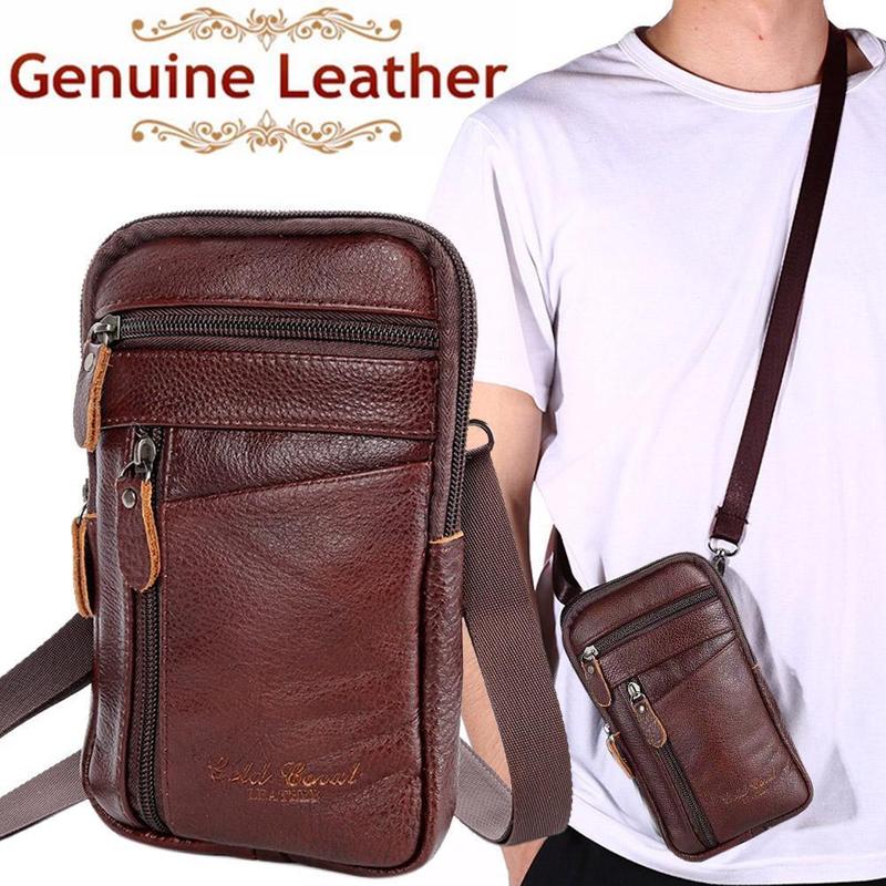 Men Genuine Leather Bag Vertic - Men Accessories For Travel avaliação e preço