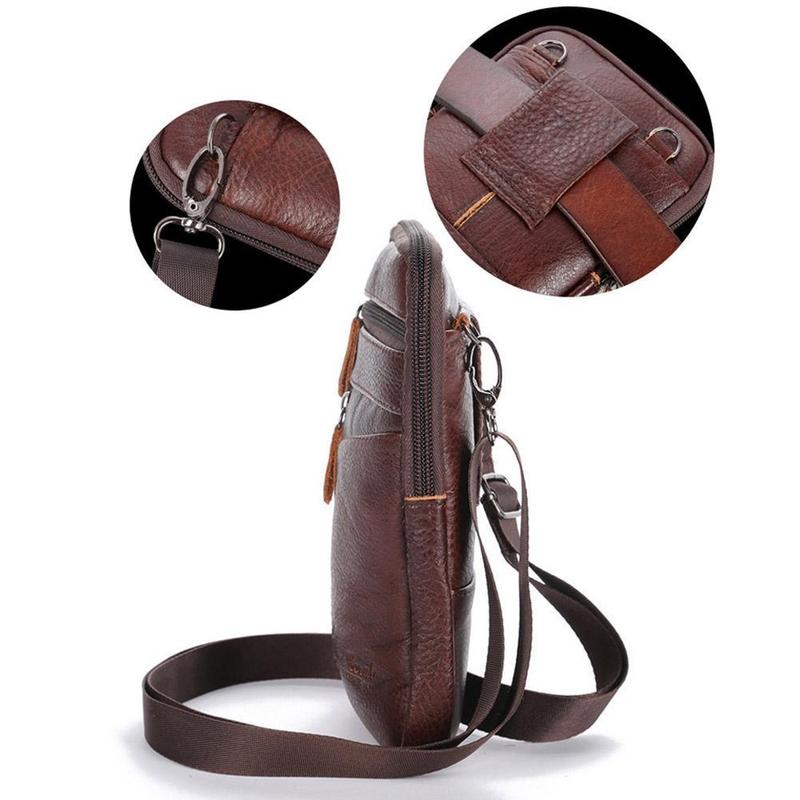 Men Genuine Leather Bag Vertic - Men Accessories For Travel avaliação e preço