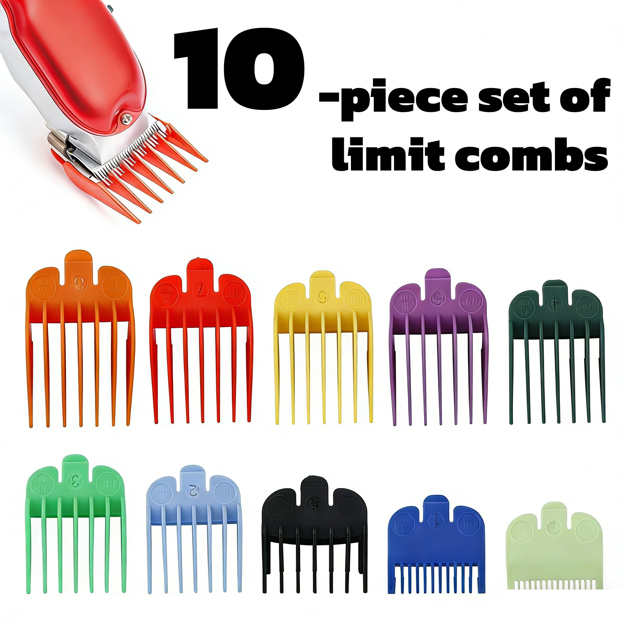 10Pcs Plastic Men Hair Clipper - Men Accessories Guide avaliação e preço