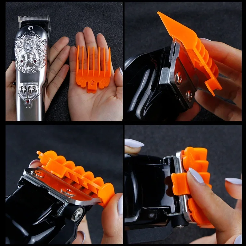 10Pcs Plastic Men Hair Clipper - Men Accessories Guide avaliação e preço