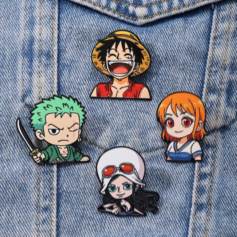 Luffy Solon Robina Nami Anime  - Lapel Pin Enamel avaliação e preço