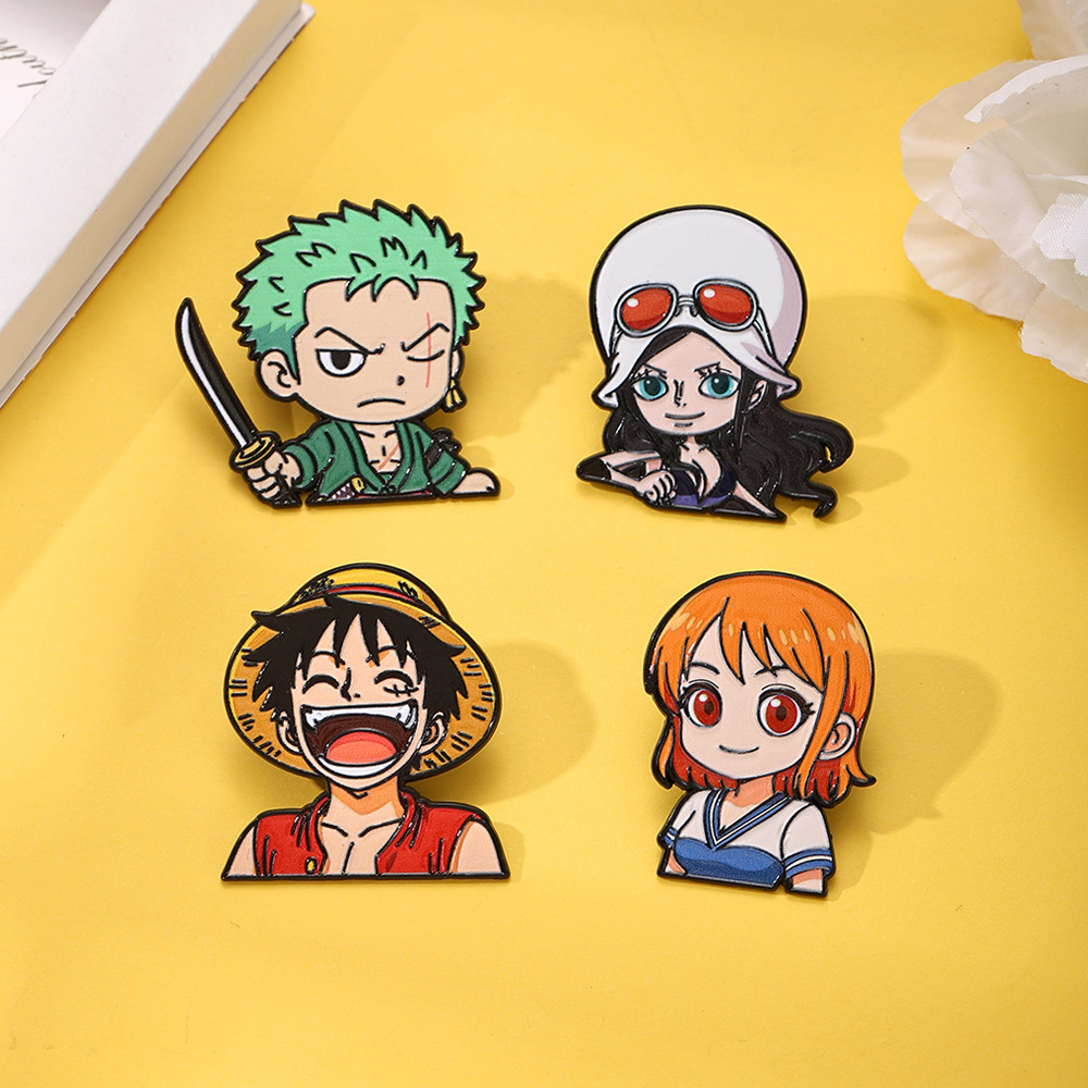 Luffy Solon Robina Nami Anime  - Lapel Pin Enamel avaliação e preço